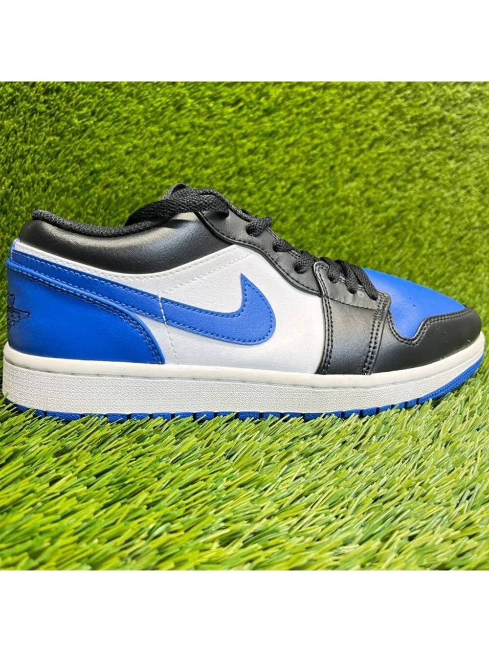 Nike Air Jordan 1 Low Mens Size 8 Blue Black Athletic Lifestyle Shoes Sneakers